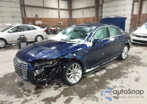 2019 Audi A4 45 Premium from USA, damaged, VIN WAUENAF40KN019383